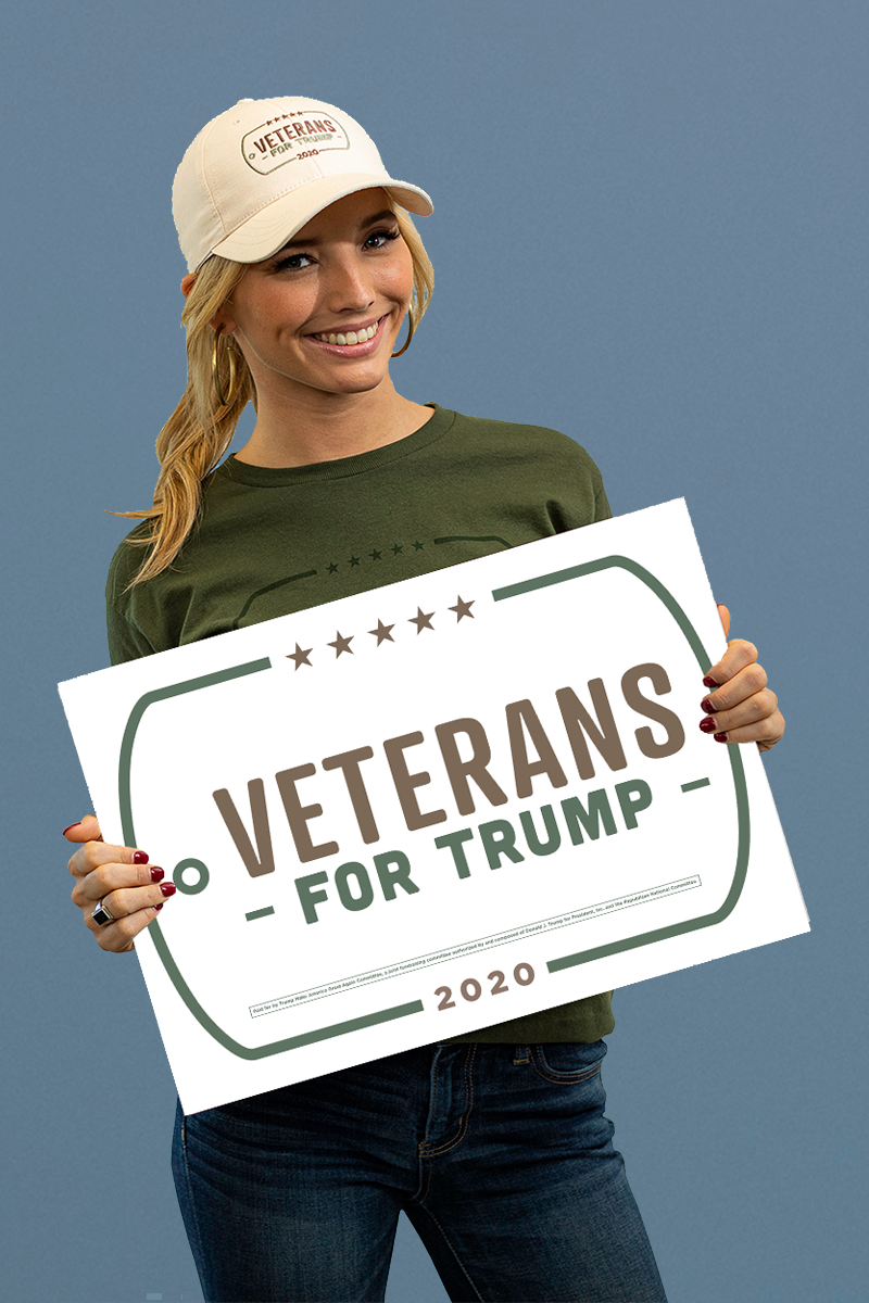 for trump rally sign -set of 2 – trump make america great again