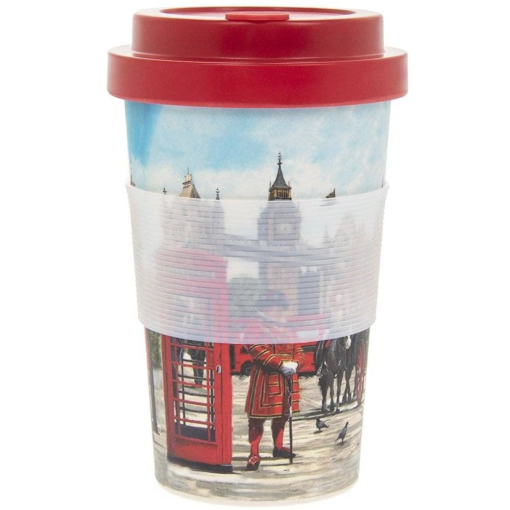 Lesser & Pavey London Collage Bamboo Travel Mug