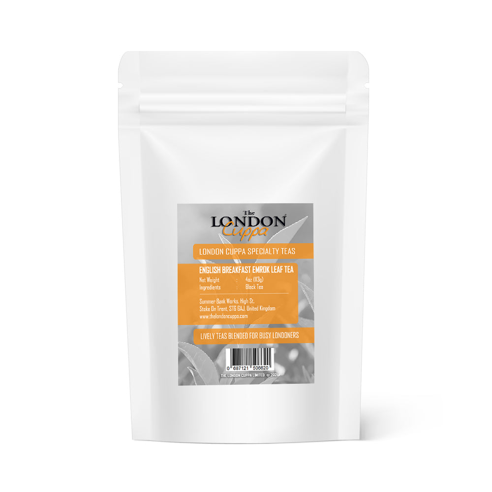 The London Cuppa English Breakfast Emrok Leaf Tea 4oz