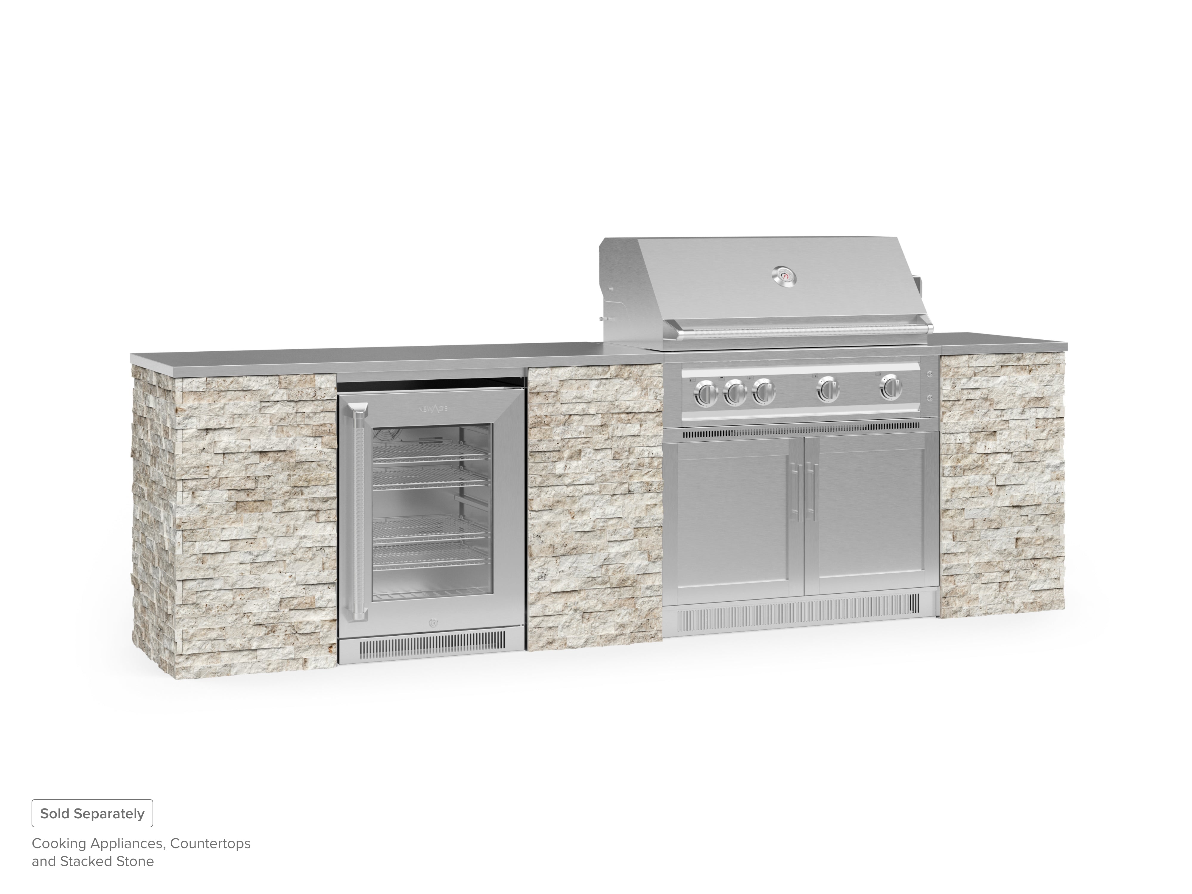 Outdoor Kitchen Signature Series 6 Piece Cabinet Set with Grill Cabinet