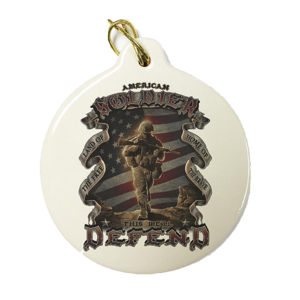 Army Set Of 4 Best Seller Christmas Ornaments