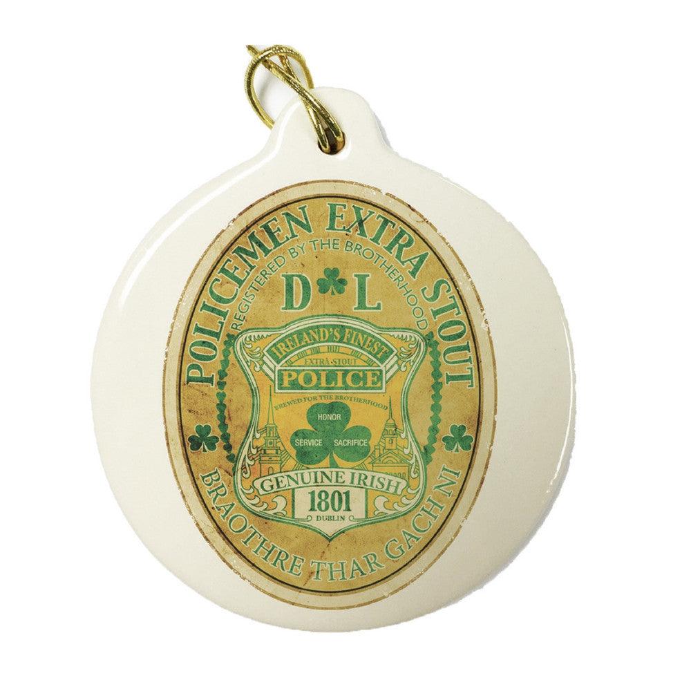 Irish Policeman Christmas Ornament