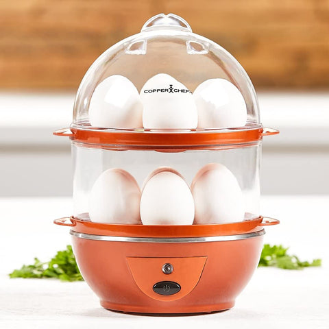 Electric Rapid 12 Eggs Cooker W/ Auto Shut Off – Modern Rugs and Decor