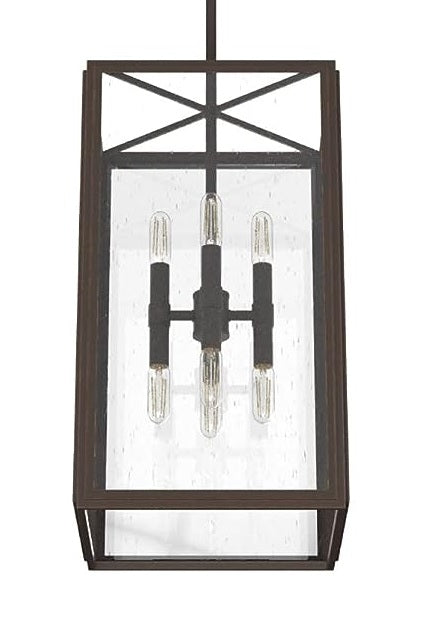 Hunter Fan Company 19976 Felippe Pendant Light, Onyx Bengal