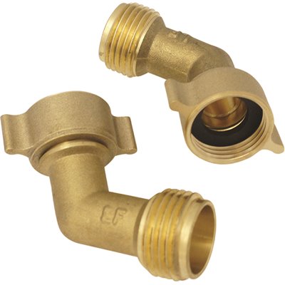 3/4 in. MGHT x 3/4 in. FGHT Brass 45-Degree Elbow (2-Pack)