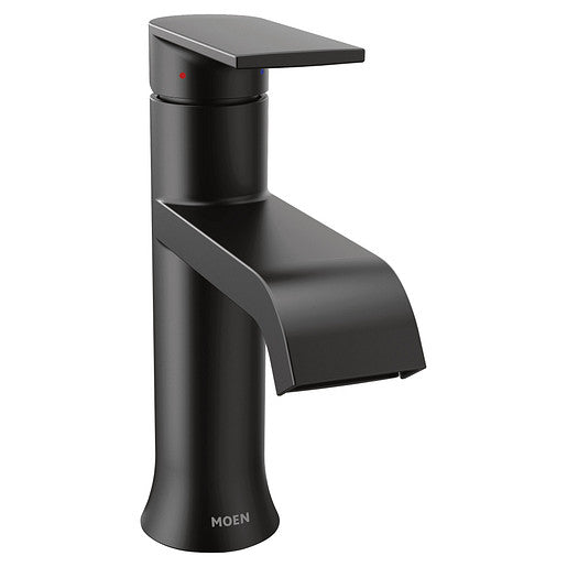 Moen Genta? Single Handle Centerset Bathroom Sink Faucet with Pop-Up Drain Assembly in Brushed Nickel