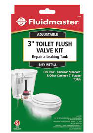 Fluidmaster  Plastic Black Flush Valve