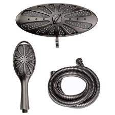 AKDY Oil-Rubbed Bronze Rain Dual Shower Head