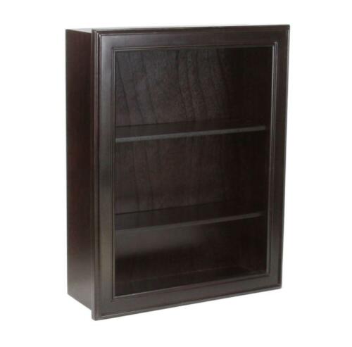 Foremost Gazette 18-1/2 in. W Wall Shelf Cabinet in Espresso GAEW1924 NEW IN BOX