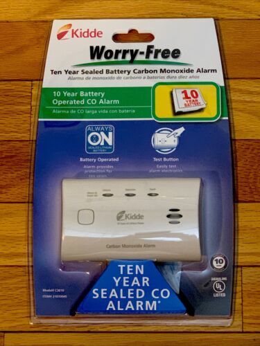 Kidde Worry Free 10 Year Sealed Battery Carbon Monoxide Alarm