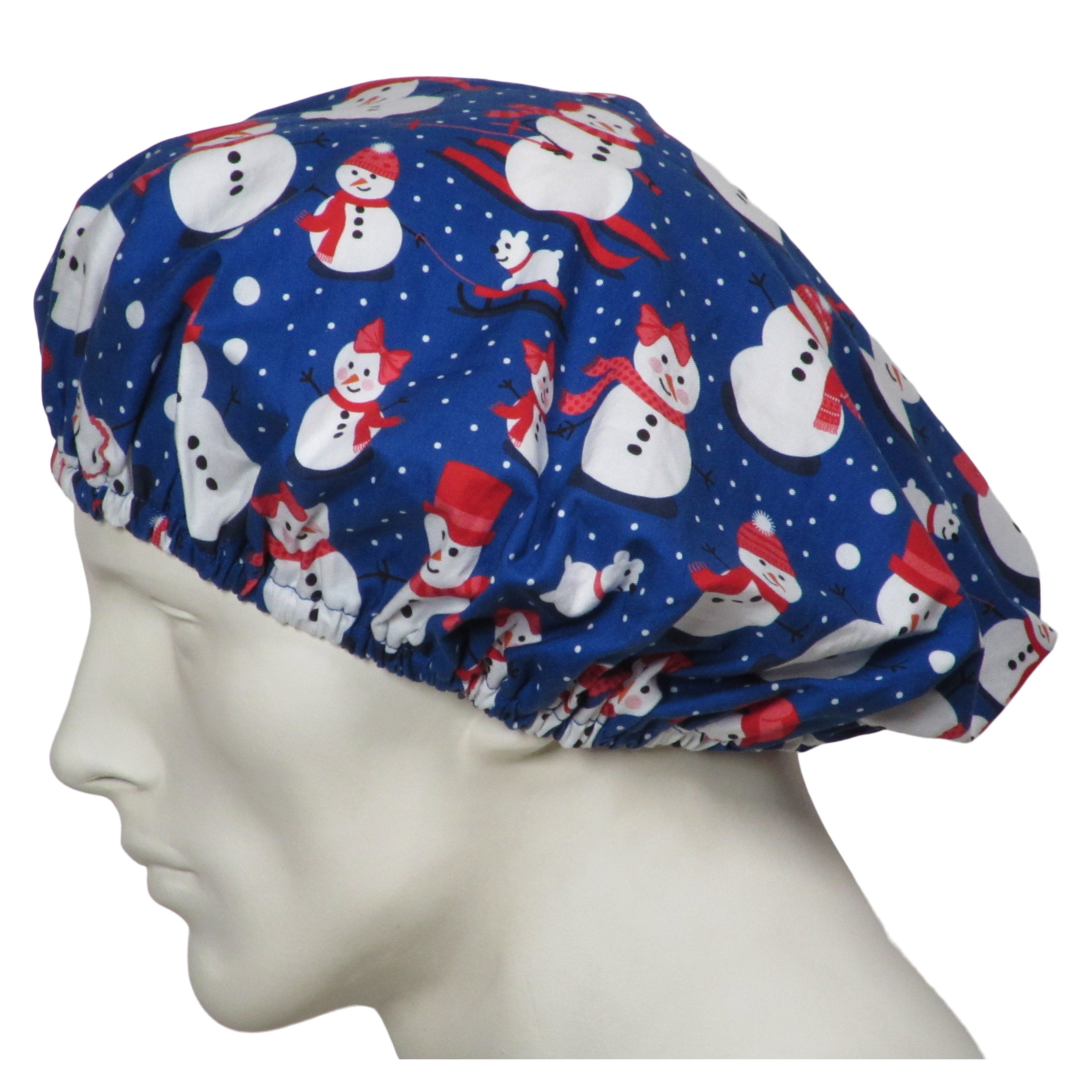  Bouffant Surgical Hats Snow People 