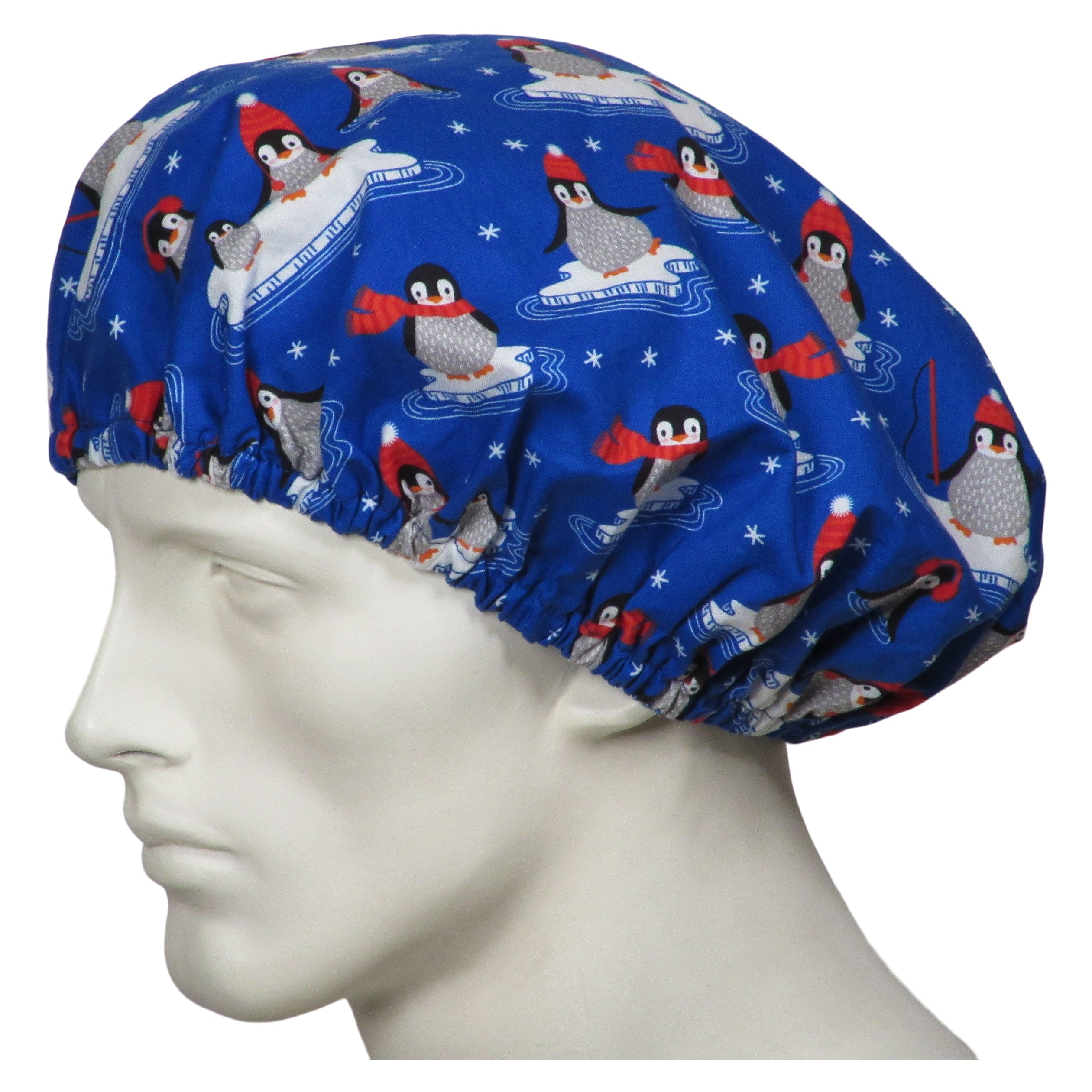  Bouffant Scrub Hats Polar Penguins 