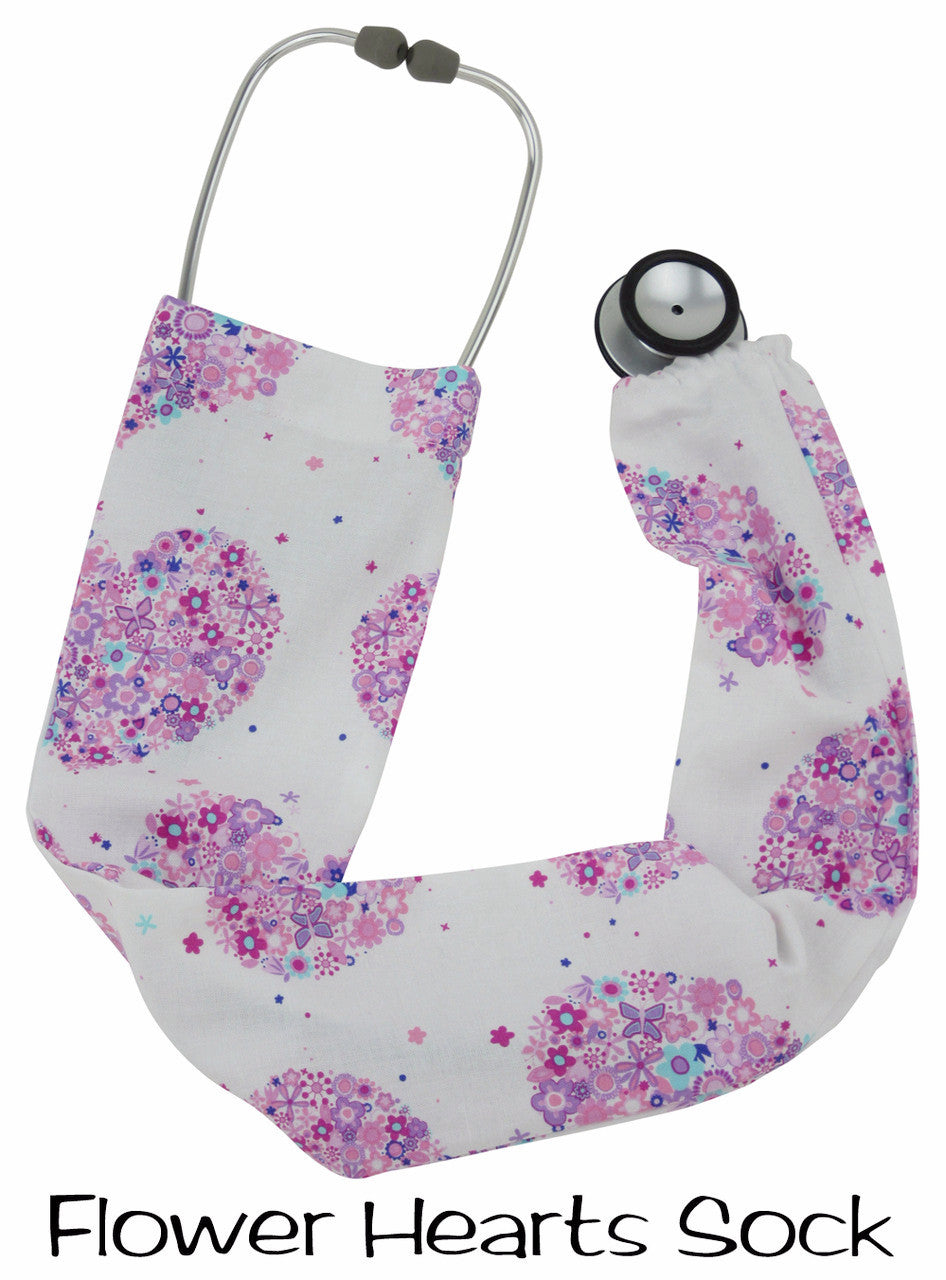  Stethoscopes Socks Flower Hearts 