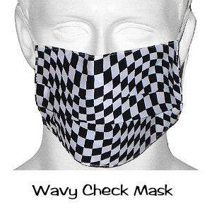  Scrub Masks Wavy Check 