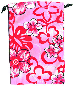  Pink Flowers Scrub Sacks 