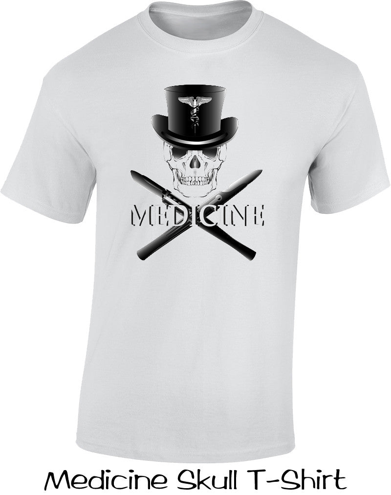  Medicine Skull T Shirt 