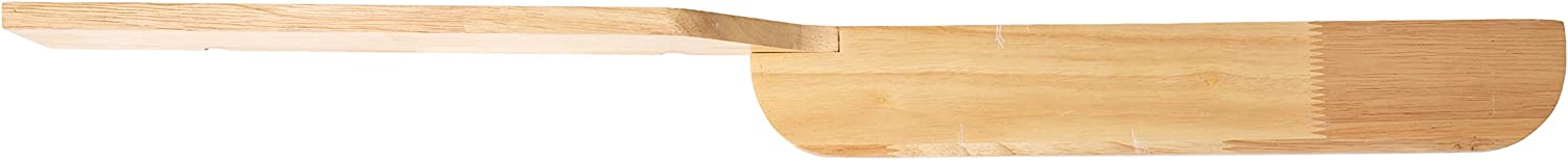 Magnetic Knife Holder for Wall w/Shelf - Wall-Mount Wooden Knife Strip made of Sturdy Bamboo