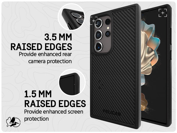 Protector Case For Samsung Galaxy S24 Ultra - Carbon