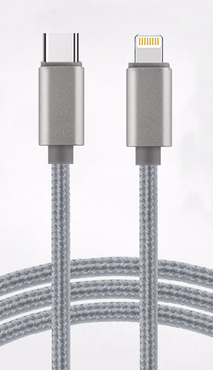 Type-C to Lightning Braided Charging Cable