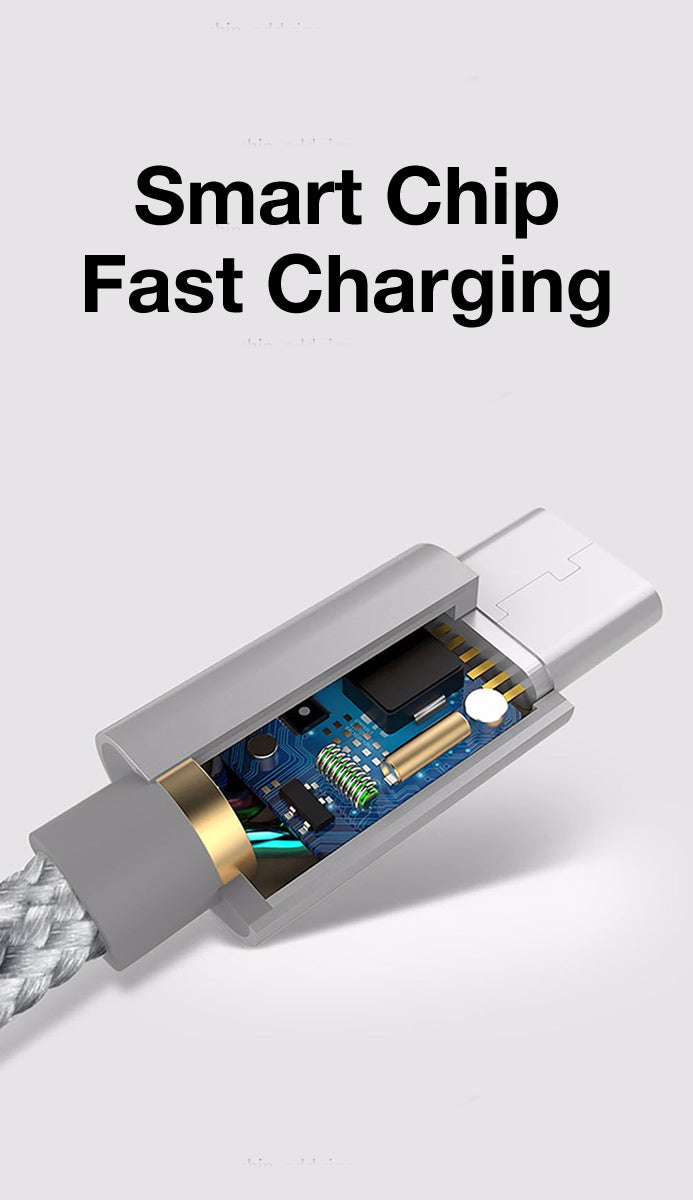 Type-C to Lightning Braided Charging Cable