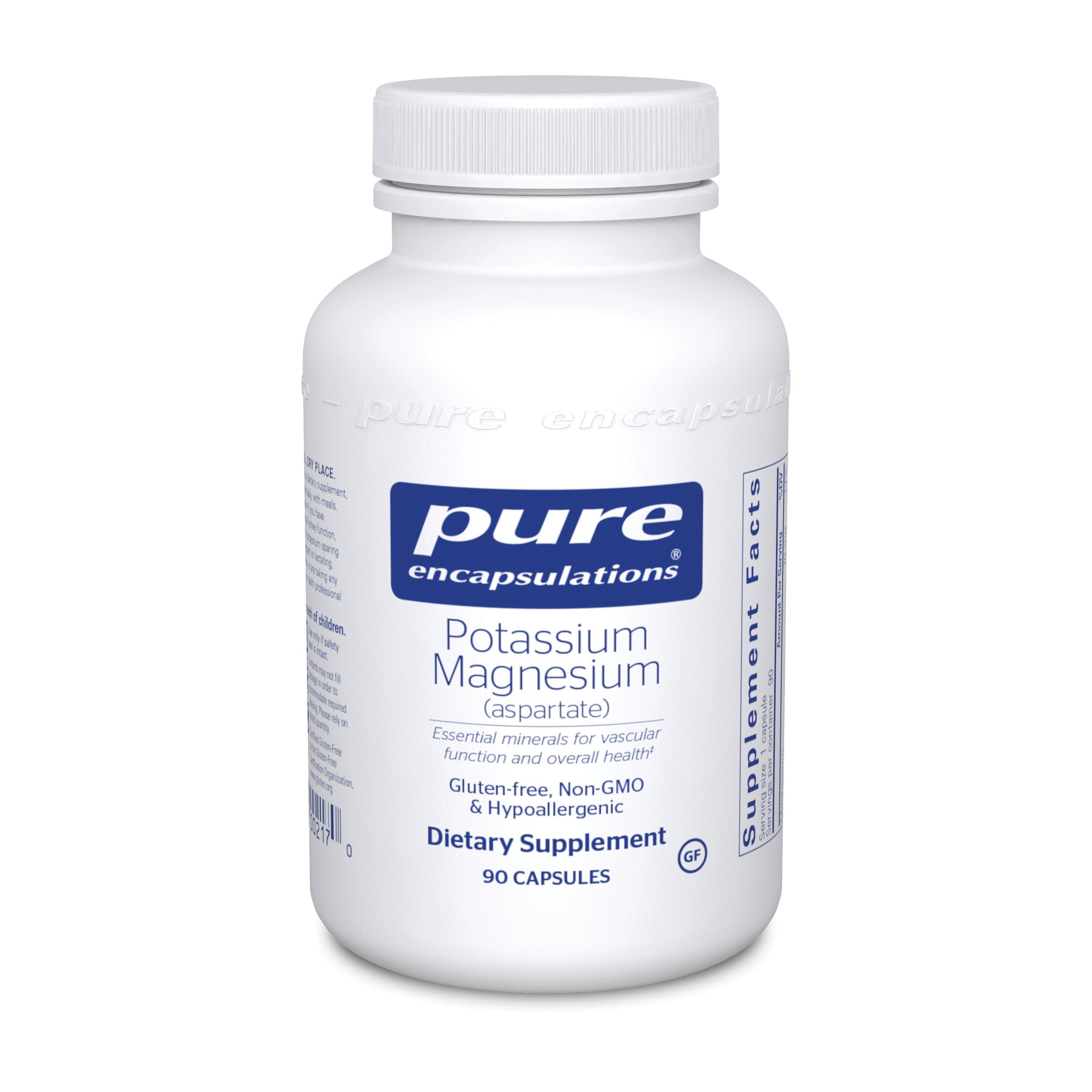 Pure Encapsulations Potassium/Magnesium (aspartate) - 90/180 Capsules