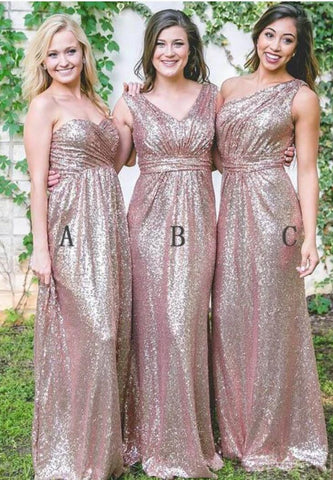 sequin bridesmaid dresses