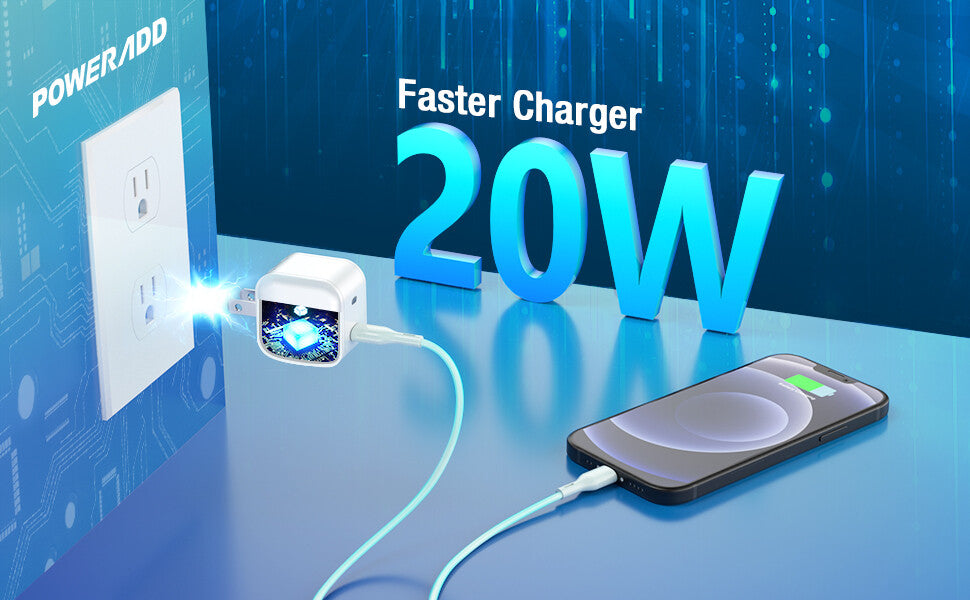 18W PD Fast Charger USB-C Adapter