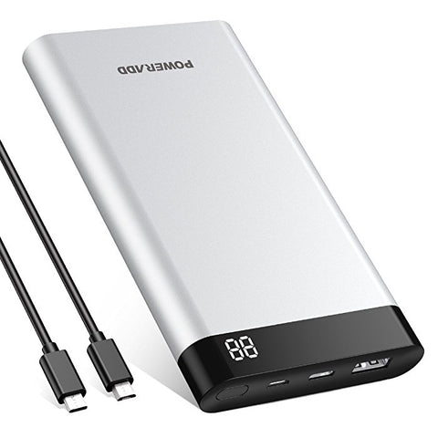 10000mAh Portable Charger USB-C Power Bank with Fast Charging for iPhone