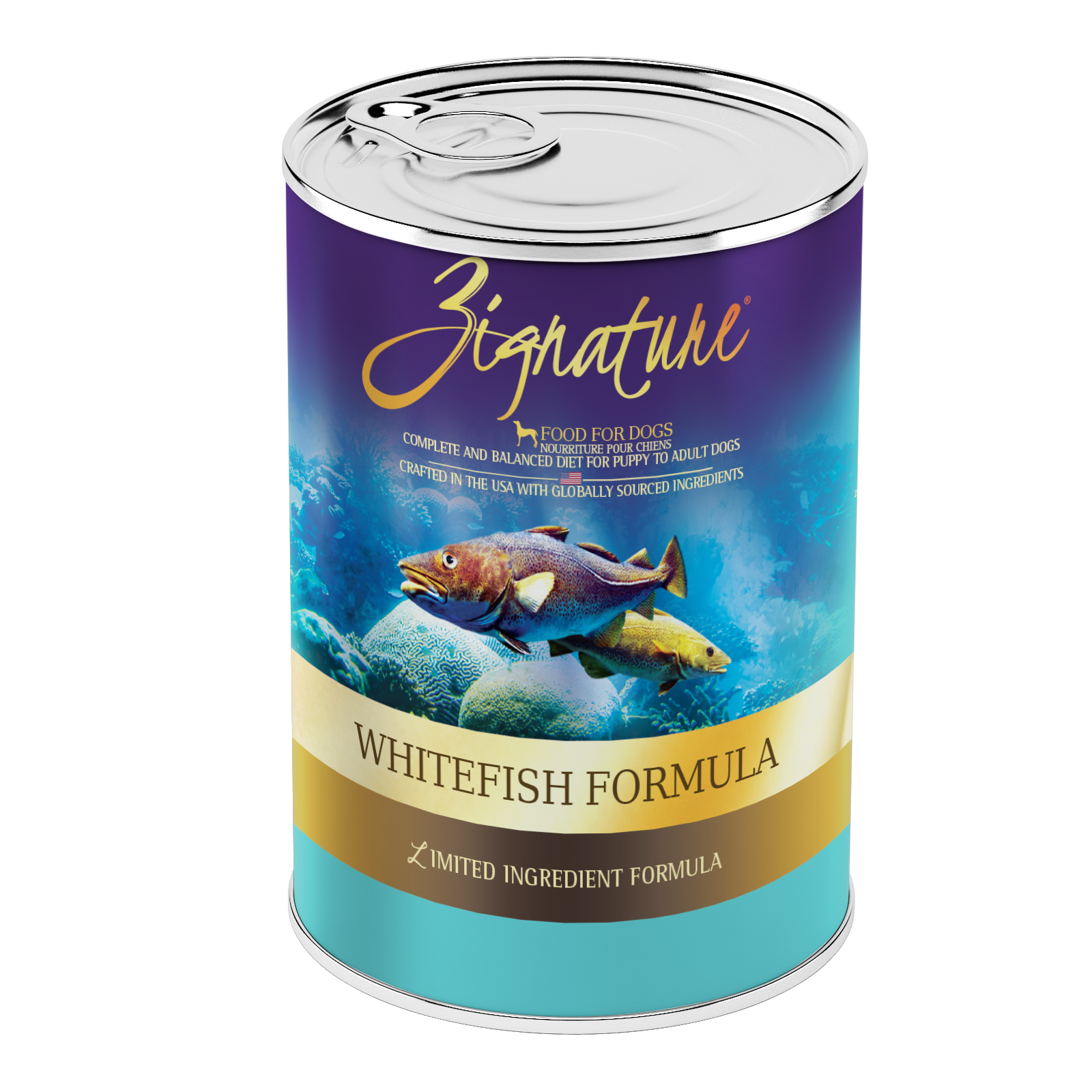 Zignature Whitefish Canned Dog Food Formula