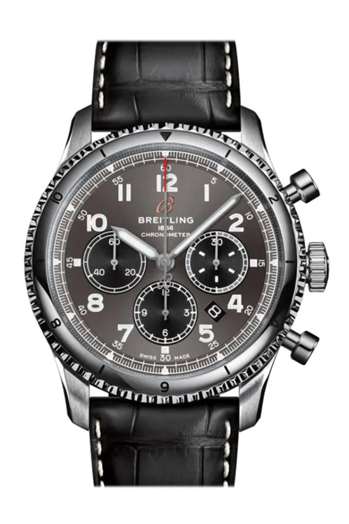 Breitling Aviator 8 B01 Chronogragh BLACK CROC AB0119131 B1P1