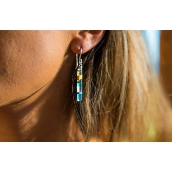 Amanda Upcycled Surf Resin Resin Earrings