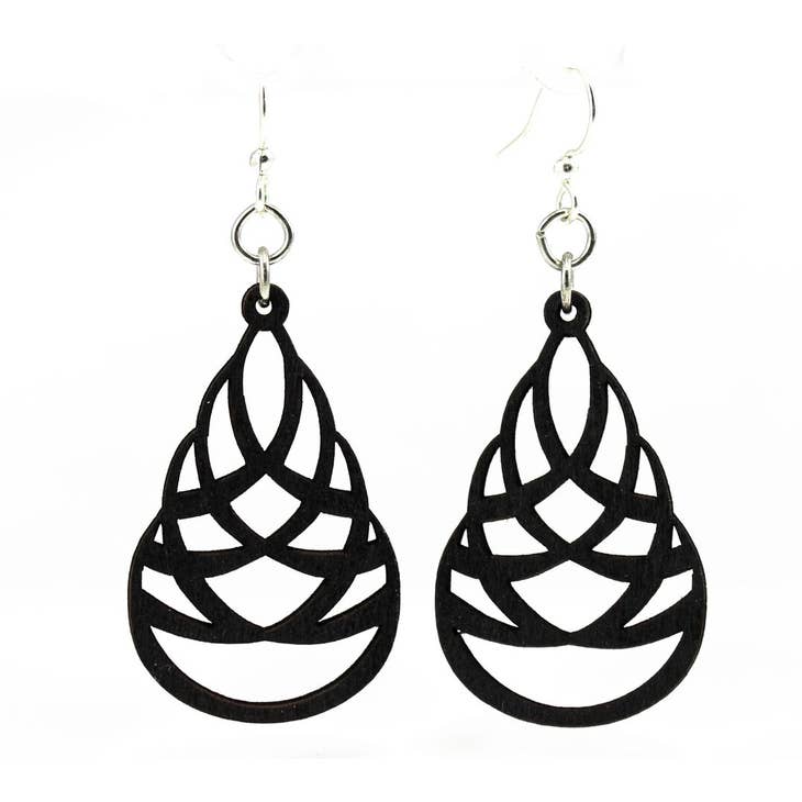 Wood, Bamboo Earrings