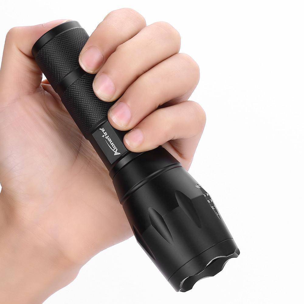 Aluminum Zoomable LED Flashlight