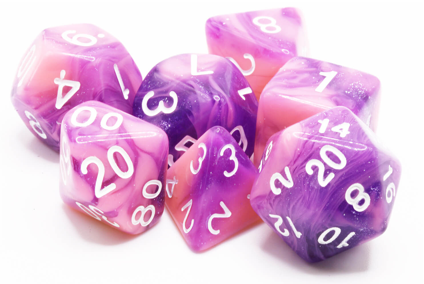 Blended Dice (Warrior Princess) | TTRPG Role Playing Game Dice Set