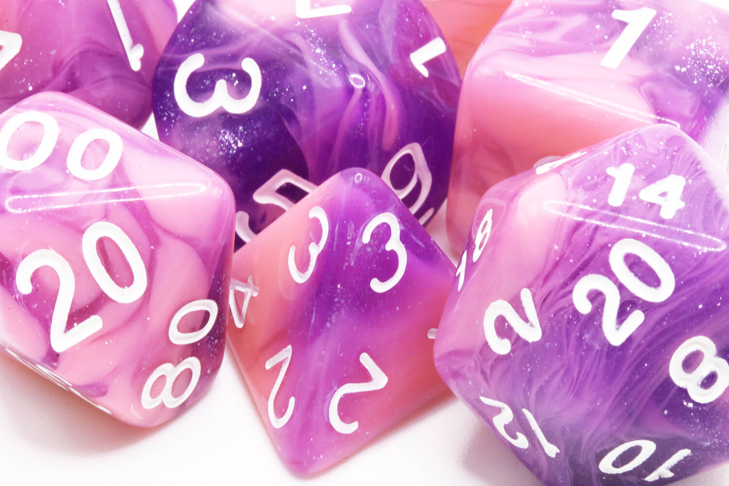 Blended Dice (Warrior Princess) | TTRPG Role Playing Game Dice Set