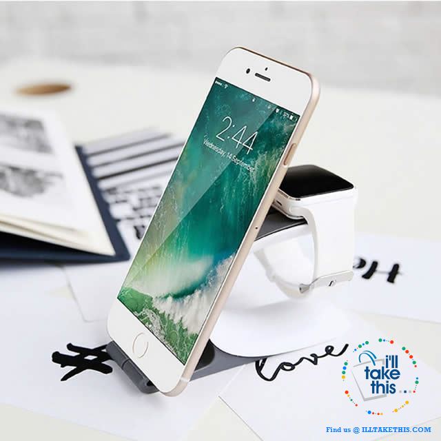 2-in-1- Multi Charging Dock/Stand for iWatch & iPhone Docking Station