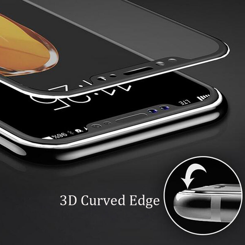 Premium Front and Back Screen Protector For iPhone X - Full Body Cover Toughened Tempered Glass