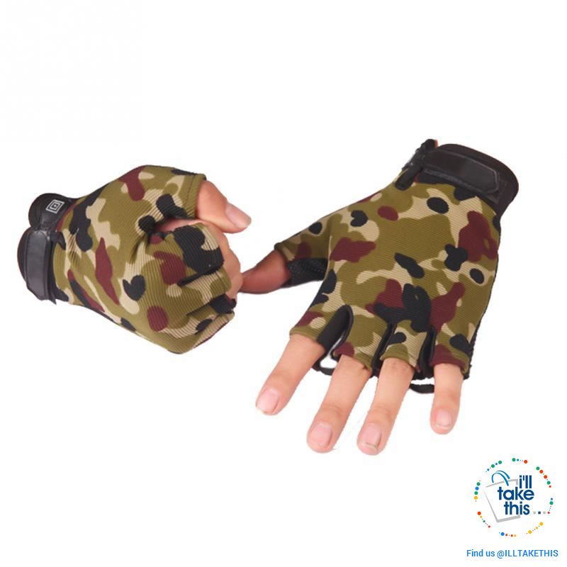 Finger-less Microfiber - Multi use Gloves for Driving, Tactical, Exercise, Fitness Sports Training