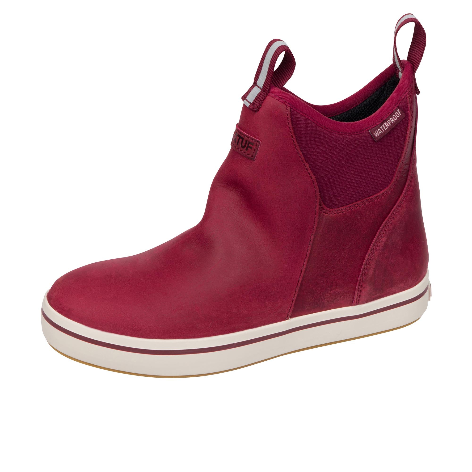 Xtratuf Womens Leather Ankle Deck Boot Cabernet