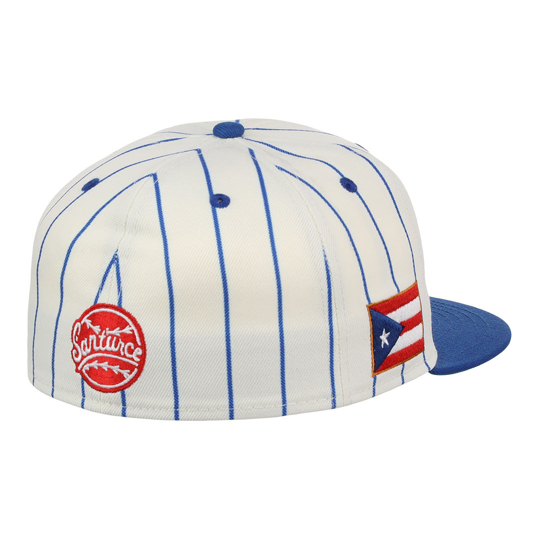 Santurce Cangrejeros Pinstripe Fitted Ballcap