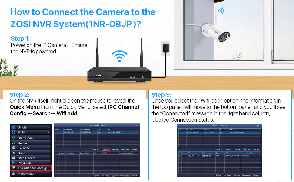 how to add extra camera to wireless security system
