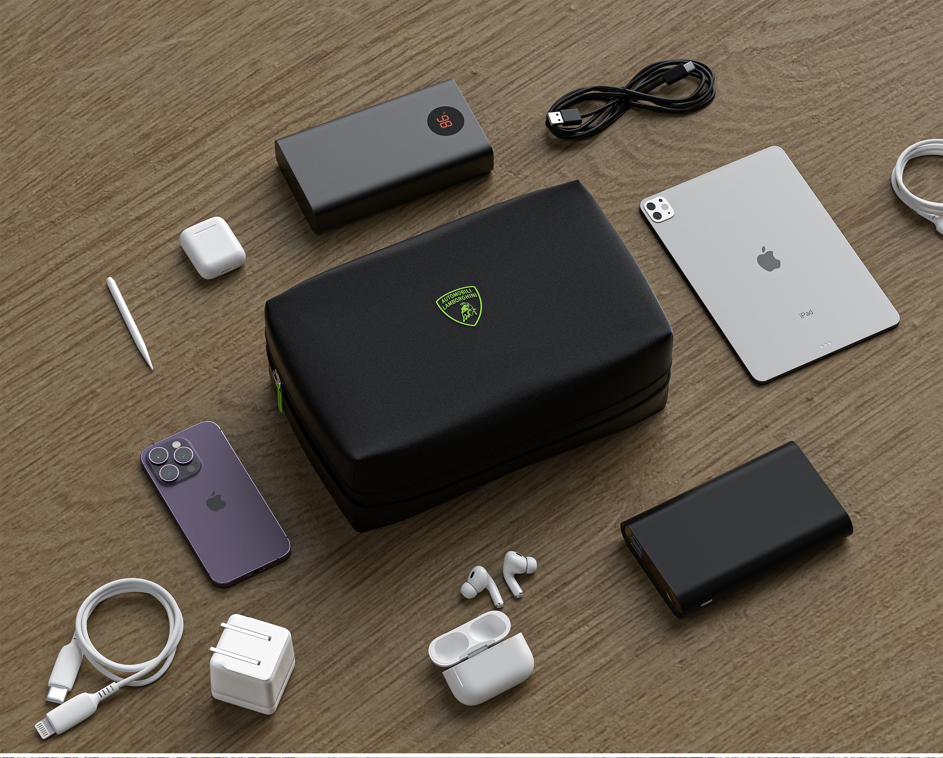 Lamborghini Tech Accessories Organizer Pouch – Urus D10