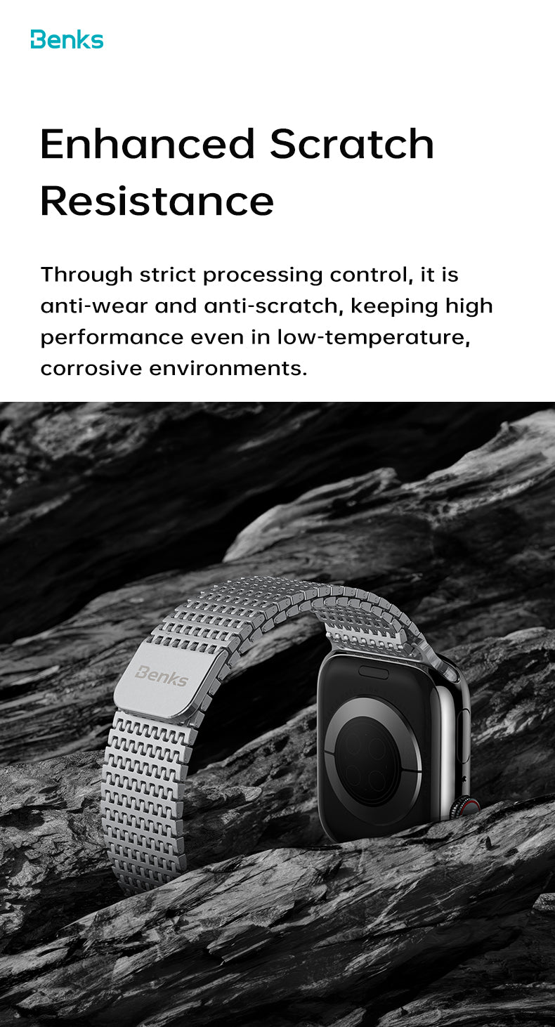 Benks Domino Magnetic Metal Watch Band for Apple Watch