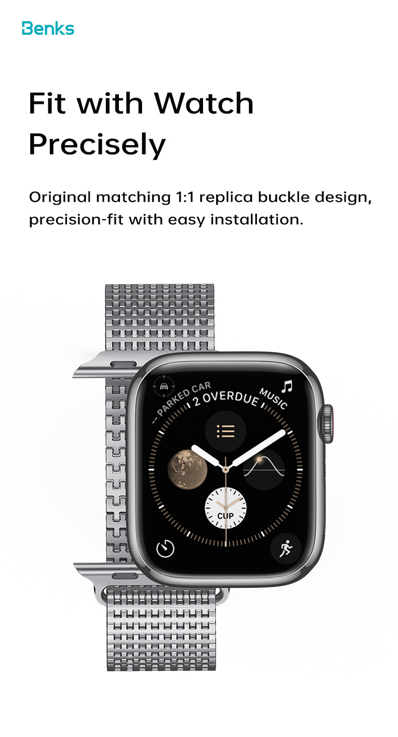 Benks Domino Magnetic Metal Watch Band for Apple Watch