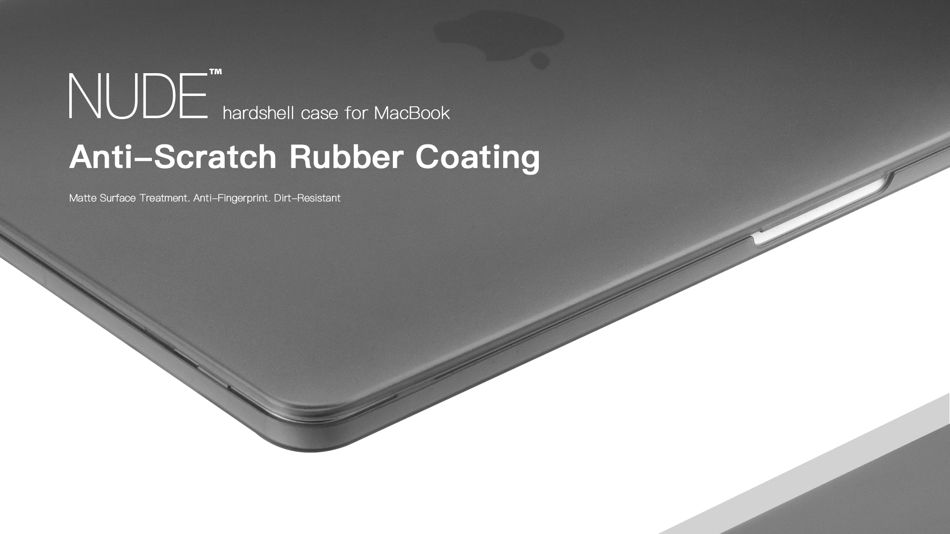 SwitchEasy NUDE Matte Surface Raised Rubber Feet Anti-Scratch Anti-Fingerprint Hard Shell Case for Apple MacBook Pro / MacBook Air