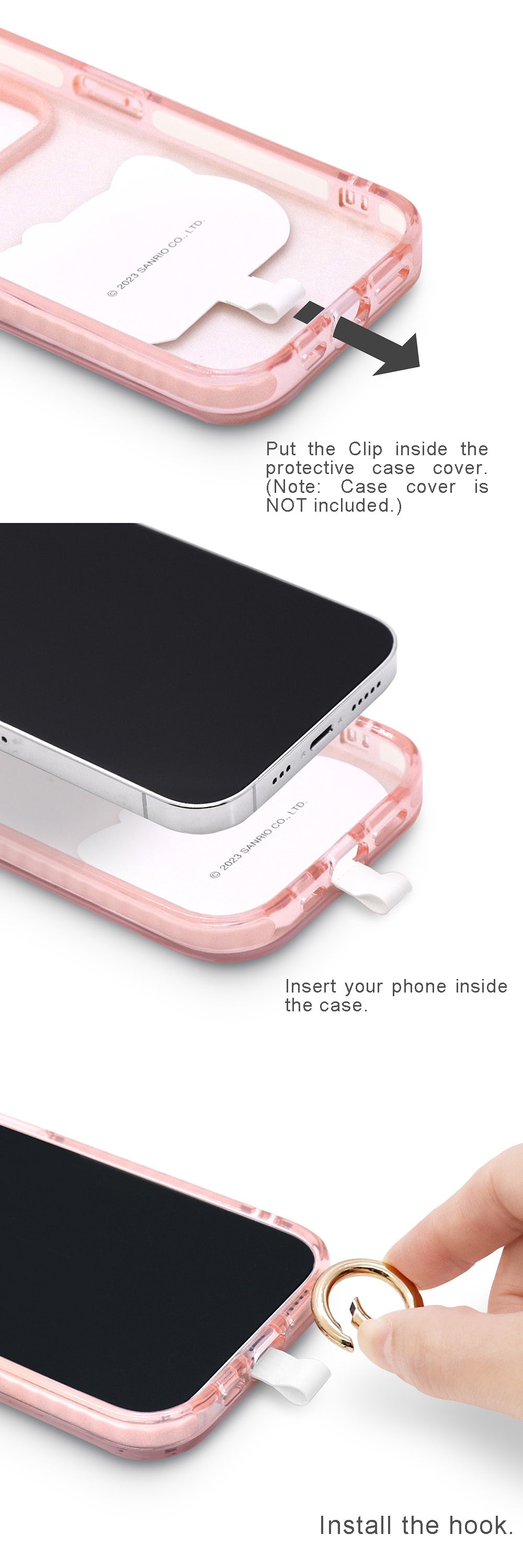 GARMMA Sanrio Characters Phone Buckle Strap Adjustable Lanyard