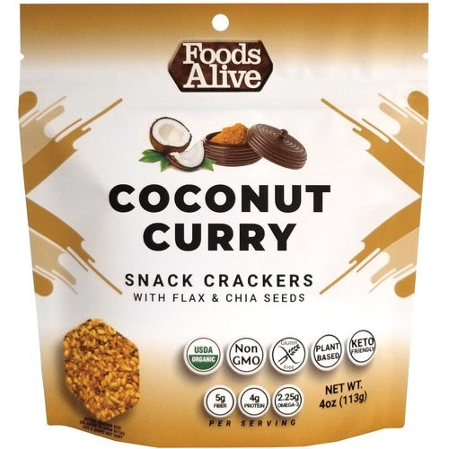 Coconut Curry Crackers