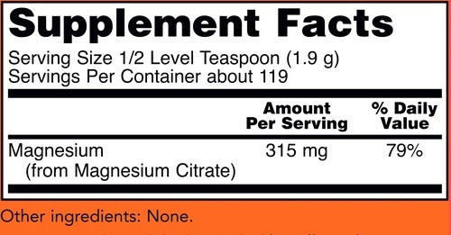 Magnesium Citrate Powder