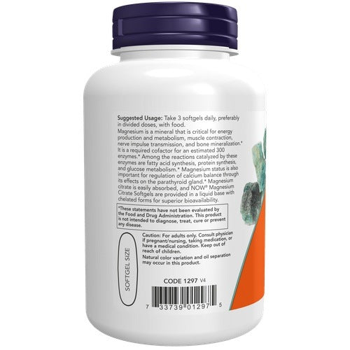 NOW Magnesium Citrate