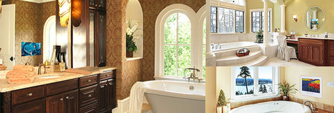 bathroom TV waterproof